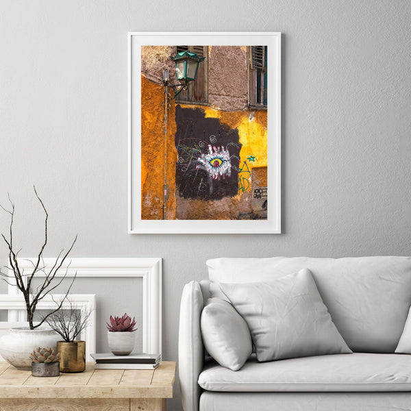 Colorful graffiti on wall Athens Greece | Photo Art Print fine art photographic print