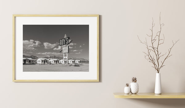 Roys Motel Cafe Route 66 Amboy California | Photo Art Print fine art photographic print
