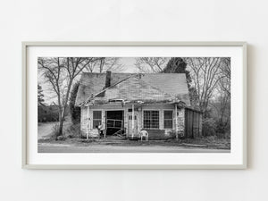 Abandoned Old Home in Rural New York State Black and White | Photo Art Print fine art photographic print