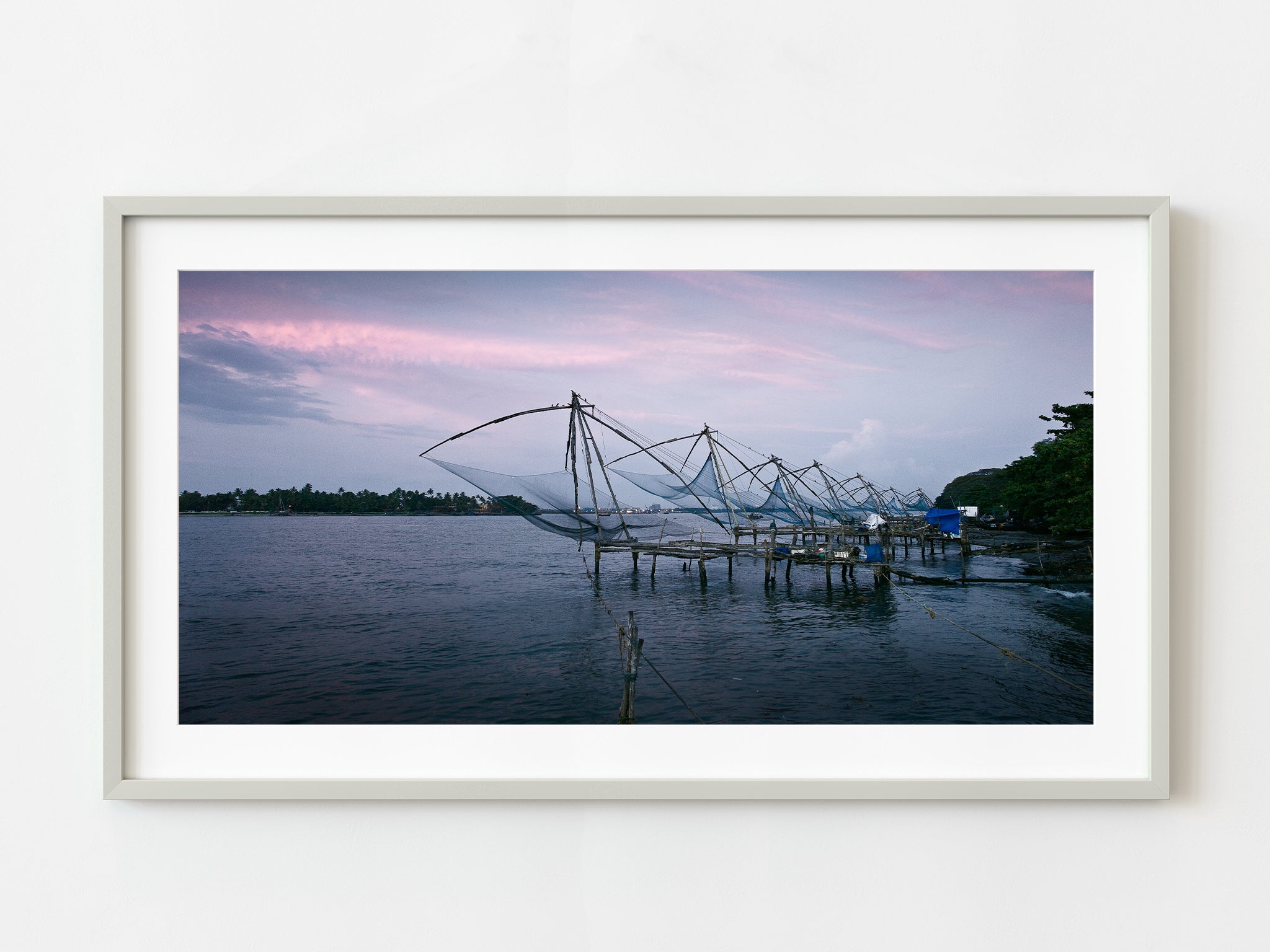 chinese fishing nets in india Chinese Fishing Nets in India Art Print – Dan Kosmayer Fine Art Photography