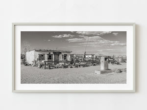 Old abandoned gas station Route 66 California | Photo Art Print fine art photographic print