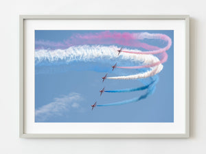 Red Arrows RAF formation team performing their display | Photo Art Print fine art photographic print