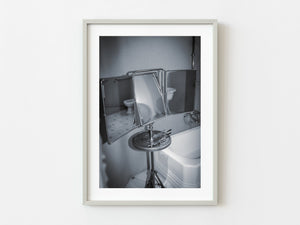 Retro bathroom mirror Gaudy designed building | Photo Art Print fine art photographic print