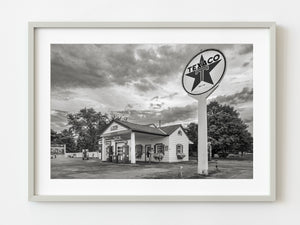 Retro Charm of Dwight Illinois Ambler's Texaco on Route 66 | Photo Art Print fine art photographic print