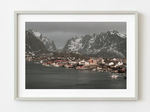 Sun breaks out over the Reine Norway | Photo Art Print fine art photographic print