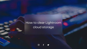 How to clear Lightroom cloud storage?