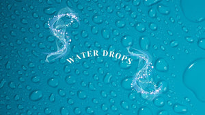 Corel Painter tutorial demonstrating how to paint realistic waterdrops on a surface using digital painting techniques and custom brushes