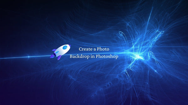 create a photo backdrop in seconds using photoshop with textured background effect for portrait or product photography