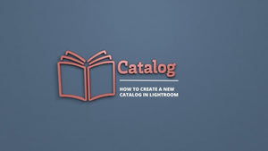 Lightroom catalog creation screen showing new catalog setup and file location selection