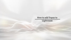 Lightroom interface with Topaz Photo AI plugin in use