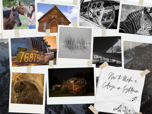 How to make a collage in Lightroom tutorial  