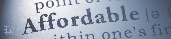 Close-up of the word Affordable printed on a dictionary page.