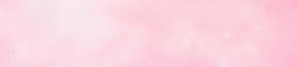 Blush pink wall art banner with pale textured plaster and small outlined squares