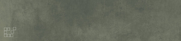 Sage green wall art banner with muted textured plaster and small outlined squares