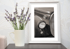 1930er Jahre Ford Pickup Lastwagen vordere Ende in warmen Tönen | Wandkunst