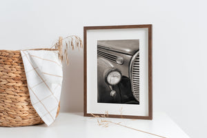 1930er Jahre Ford Pickup Lastwagen vordere Ende in warmen Tönen | Wandkunst