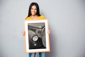 1930er Jahre Ford Pickup Lastwagen vordere Ende in warmen Tönen | Wandkunst