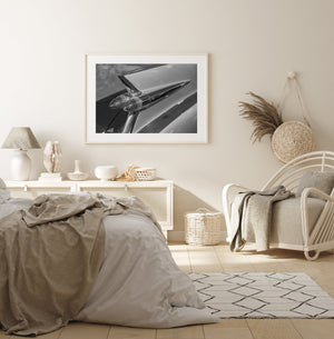 Iconic American car tailfin captured in fine art photo