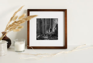 Abandoned Utility Room in Ruins | Photo Art Print fine art photographic print