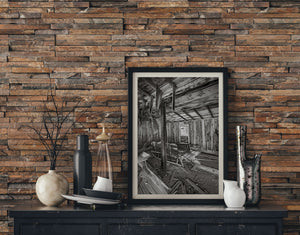 Barn Bodie Barn Barn Town | Arte de pared