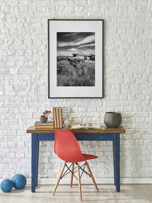 Rustic prairie wall art photo