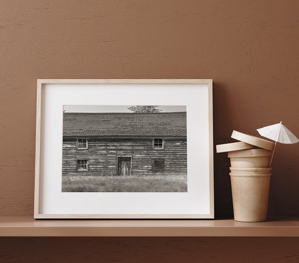 Abandoned Killarney Ontario Storage Building in B&W | Photo Art Print fine art photographic print