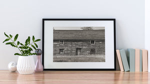 Abandoned Killarney Ontario Storage Building in B&W | Photo Art Print fine art photographic print