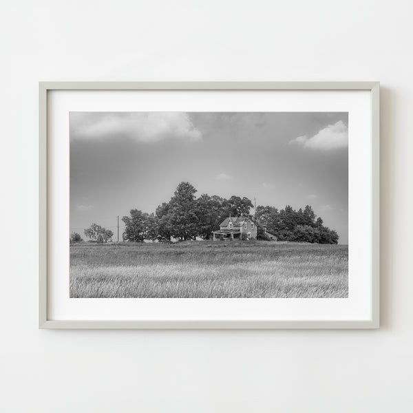 Abandoned Old Brick House Rural Ontario Forgotten Charm | Wall Art