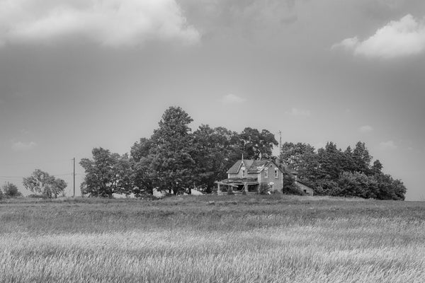 Abandoned Old Brick House Rural Ontario Forgotten Charm | Wall Art