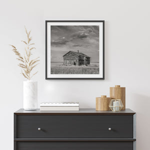 vergeten hut in Saskatchewan Fine Art‑fotografie