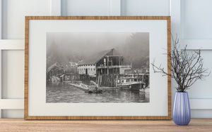 Abandoned boathouse in British Columbia Inter Passage | Photo Art Print fine art photographic print