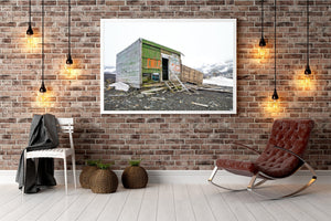 Abandoned Cabin at Whalers Bay Antarctica fine art photographic print