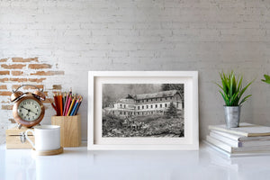 Artistic shot of dilapidated hotel room in BC
