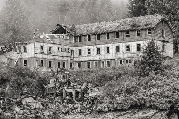Decay and grandeur in British Columbia deserted hotel
