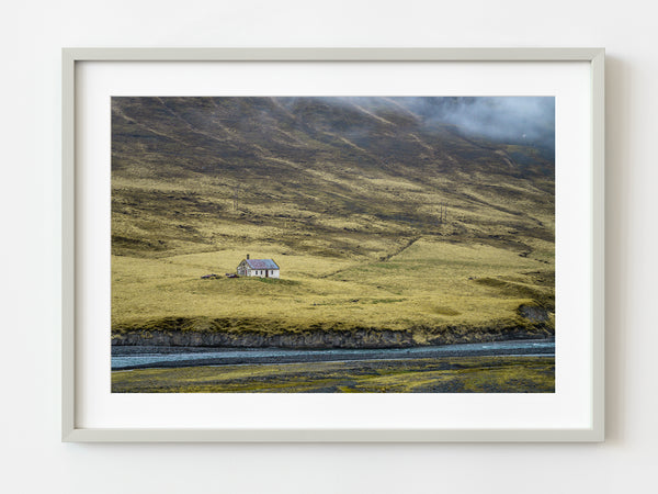 Abandoned old house in the foothills of Iceland | Photo Art Print fine art photographic print