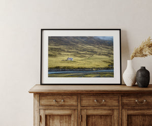 Abandoned old house in the foothills of Iceland | Photo Art Print fine art photographic print