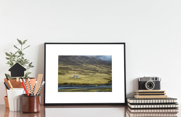Abandoned old house in the foothills of Iceland | Photo Art Print fine art photographic print