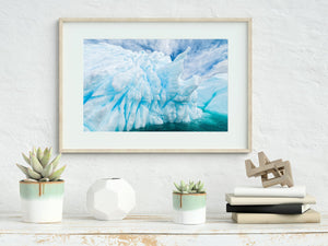 Abstract Beauty of Antarctica's Icebergs Unveiled in Sculpture | Photo Art Print fine art photographic print