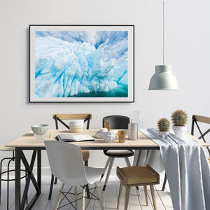 Abstract Beauty of Antarctica's Icebergs Unveiled in Sculpture | Photo Art Print fine art photographic print