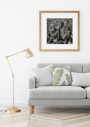 Aerial view of New York City photo