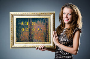 Grunge textuur motorwagen Wandkunst