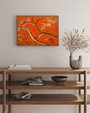 Blaze autunnale dell'Alaska | Arte da parete