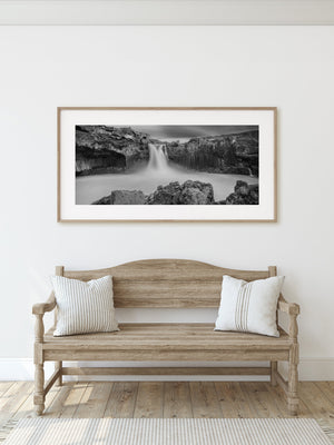 Elegante IJsland waterval wanddecoratie
