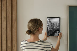 Quiet canal scene in the Netherlands