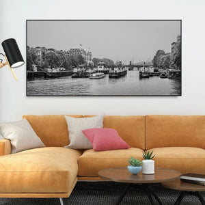 Canal serein d'Amsterdam