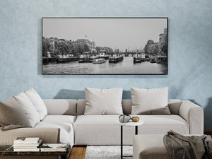 Réflexion sur le pont d'Amsterdam