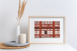 Ancient Red Doors at the Wall of China | Photo Art Print fine art photographic print