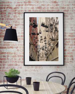 Shadow and light play in Sydney art installation