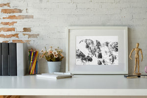 Minimalist glacier face fine art photograph