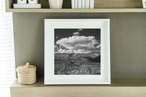 Dramatische wolken boven het landschap van Arizona